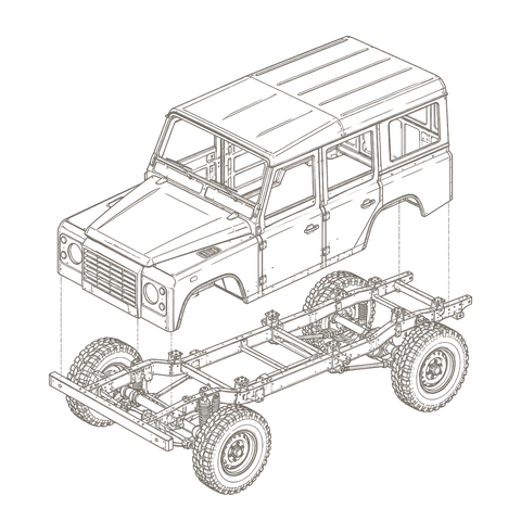 Choose the vehicle — model, wheelbase and roofline